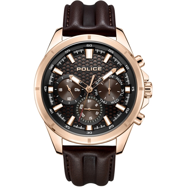 Police Malawi Day-Date Rosé - PEWJF2204103