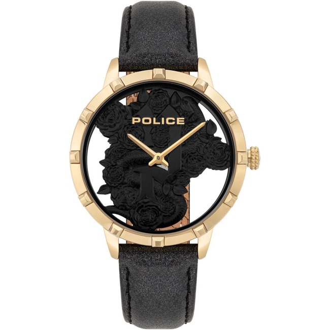 Police Marietas Gold Snake & Roses - PL16041MSG/02