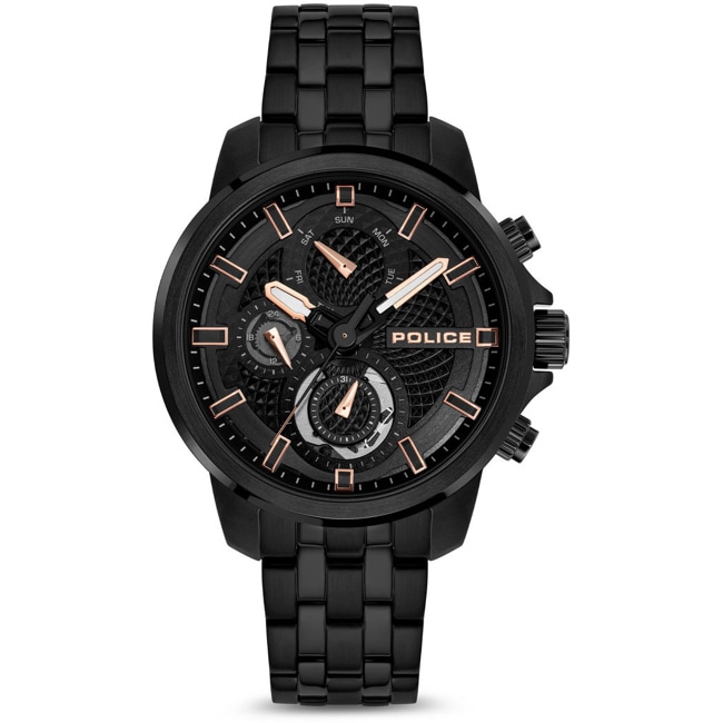 Police Newport Day Date Black - PEWJK0021508