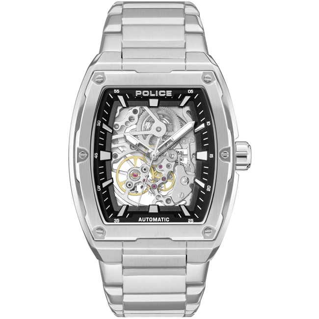 Police Skeletor Automatic Silvery - PEWJL0072202
