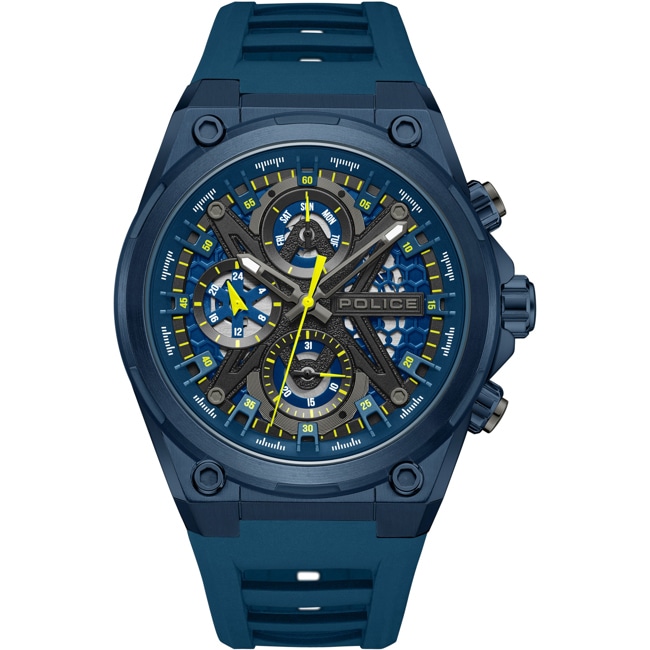 Police Sonic Day Date Blue - PEWGQ0054302
