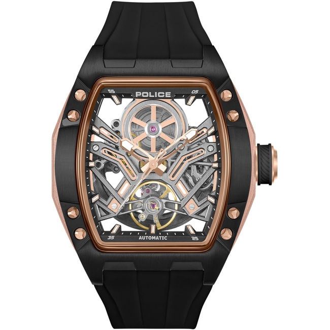 Police Tampa Automatic Black / Rose  - PEWGR0082104