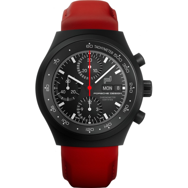 Porsche Design Chronograph 1 All Black - Numbered Edition Indischrot - WAP07105326LBR