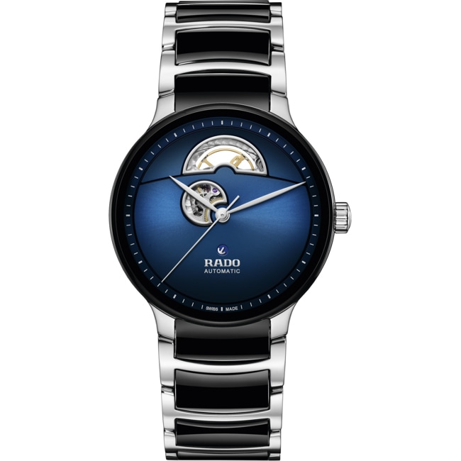 Rado Centrix L Automatik Open Heart Blau - R30012202