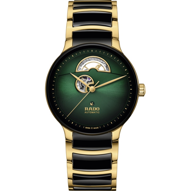 Rado Centrix L Automatik Open Heart Grün - R30008302