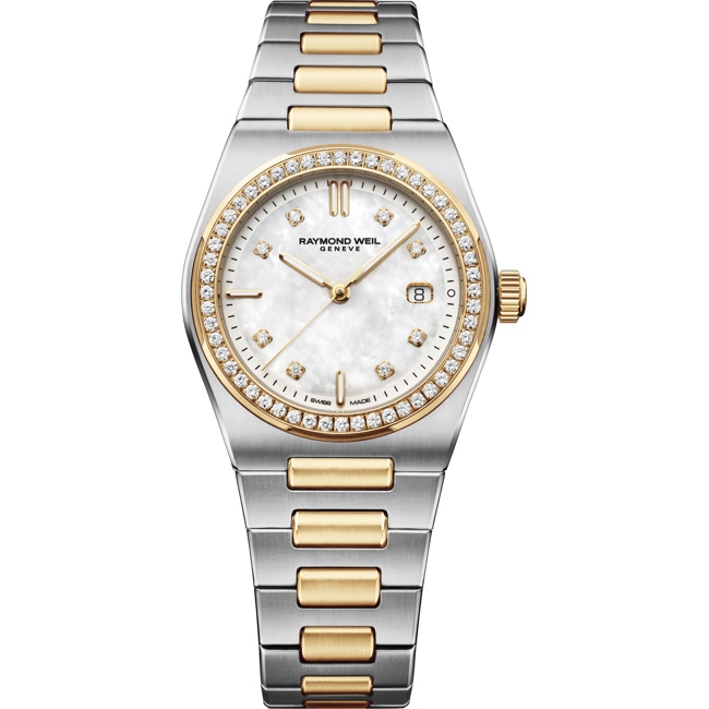Raymond Weil A.R.T. Date Diamonds Bicolore 30mm - 1250-SPS-97081