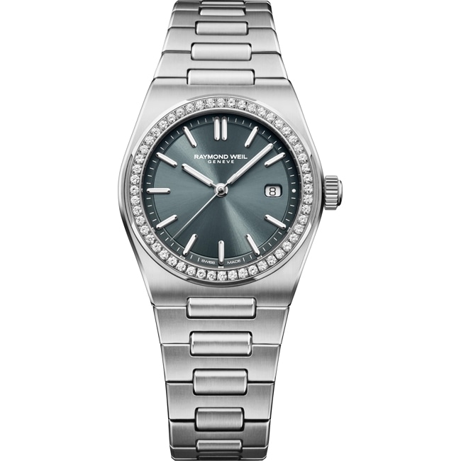 Raymond Weil A.R.T. Date Diamonds Blue 30mm - 1250-STS-56001