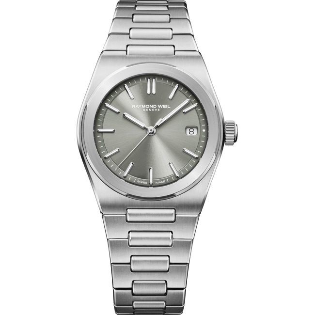 Raymond Weil A.R.T. Automatic Date Silver / Sage Grey 38mm - 1000-ST-52001