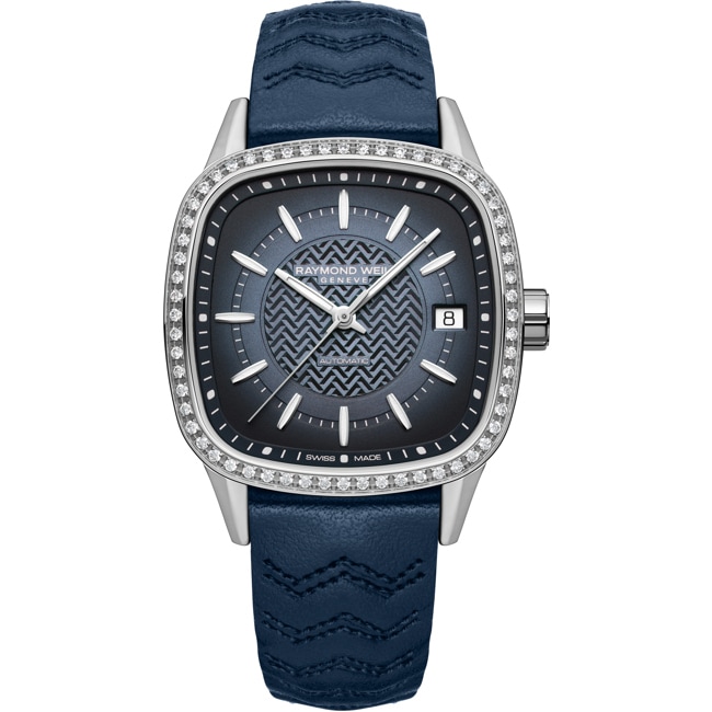Raymond Weil Freelancer Square Automatic Diamonds Blue - 2490-SCS-50051