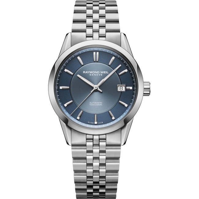 Raymond Weil Freelancer Automatic Silver / Blue Ø 38mm - 2771-ST-50051
