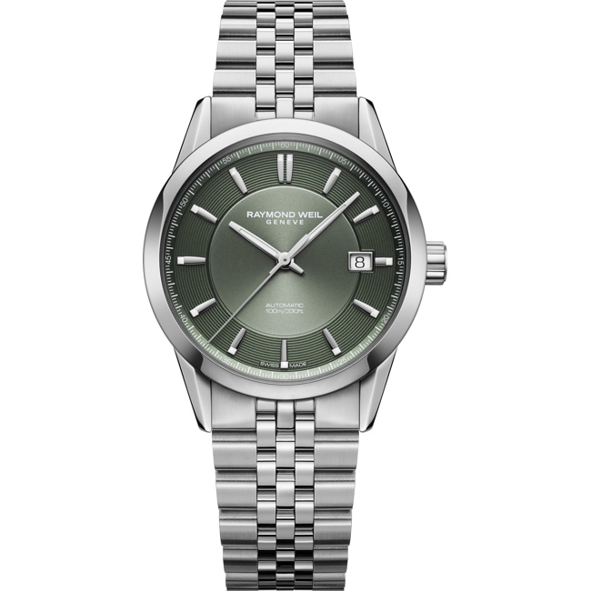 Raymond Weil Freelancer Automatic Silver / Green Ø 38mm - 2771-ST-52051