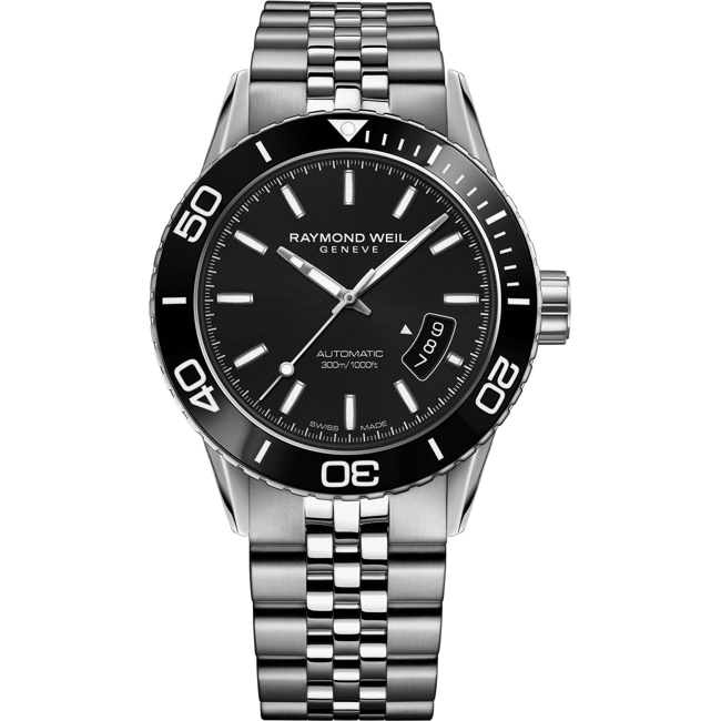 Raymond Weil Freelancer Diver Automatique Noir / Argent Ø 42mm - 2760-ST1-20001