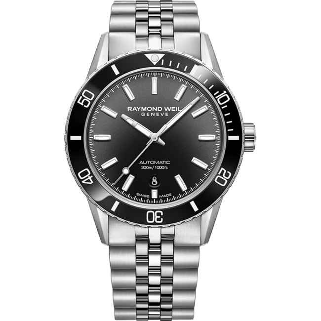 Raymond Weil Freelancer Diver Automatic Black / Silver Ø 42mm - 2775-ST1-20051