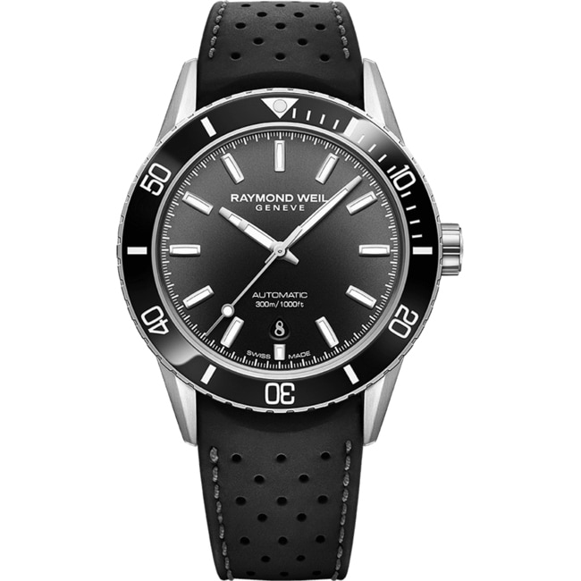 Raymond Weil Freelancer Diver Automatic Silver / Black Ø 42mm - 2775-SR1-20051