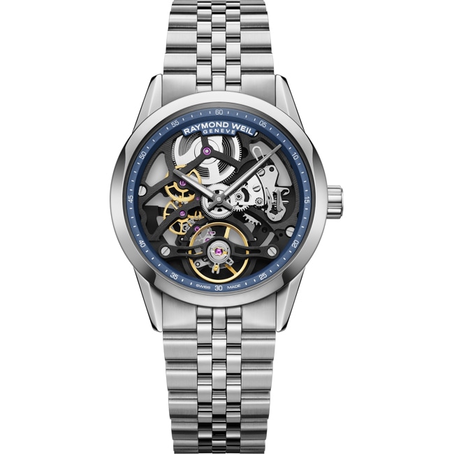 Raymond Weil Freelancer Skeleton Automatik Silber Ø 38mm - 2783-ST-50000