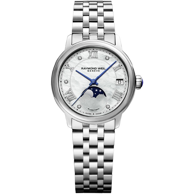 Raymond Weil Maestro Lady Moon Phase Automatique Ø 33mm - 2139-ST-00965