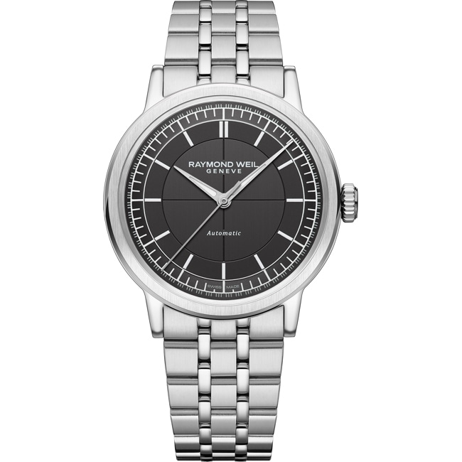 Raymond Weil Millesime Automatic Silver / Anthracite Ø 39mm - 2925-ST-60001