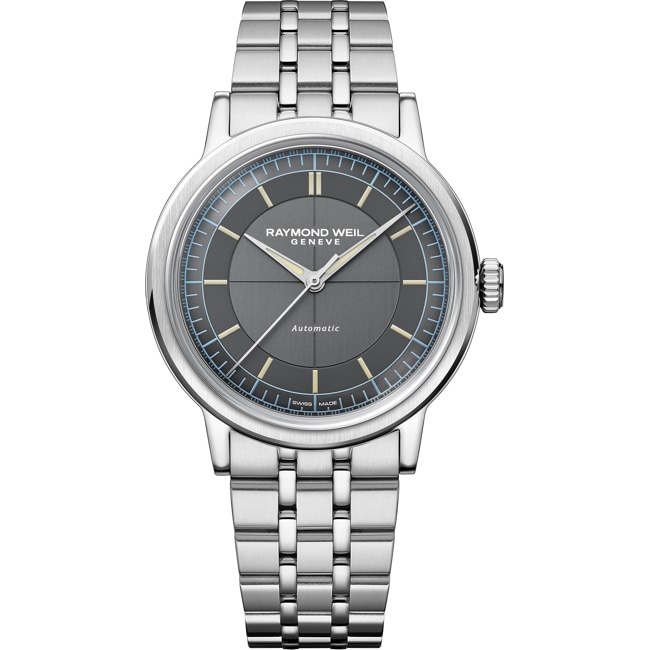 Raymond Weil Millesime Automatic Silver / Anthracite Ø 39mm - 2925-ST-60011