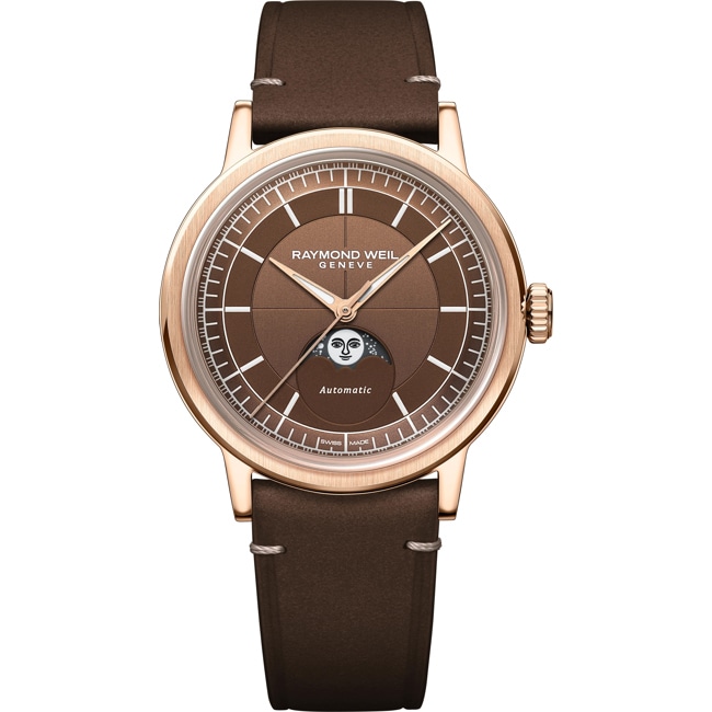 Raymond Weil Millesime Moon Phase Brown Ø 39.5mm - 2945-PC5-70001