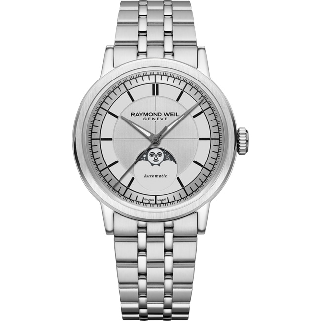 Raymond Weil Millesime Moon Phase Argenté Ø 39.5mm - 2945-ST-65001