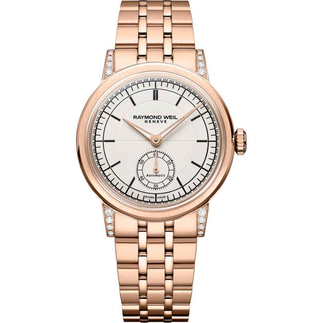 Raymond Weil Millesime Petite Seconde Diamonds Rosé Ø 35mm - 2130-P5S-64001