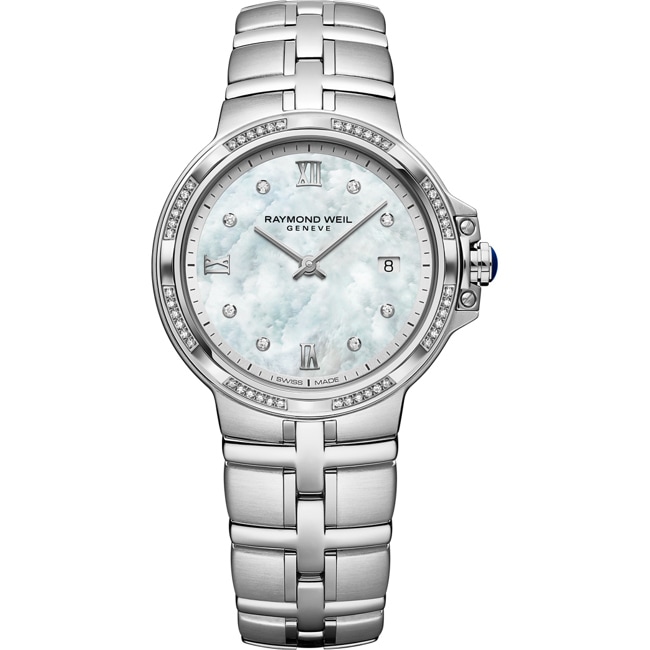 Raymond Weil Parsifal Classic Diamond Silver Ø 30mm - 5180-STS-00995