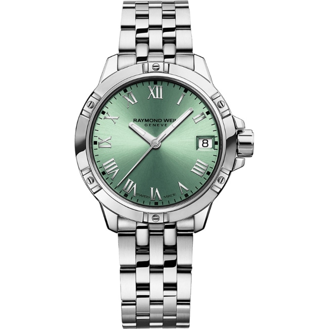 Raymond Weil Tango Classic Argenté / Vert Ø 30mm - 5960-ST-00520