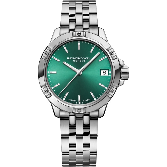 Raymond Weil Tango Classic Silbrig / Grün Ø 30mm - 5960-ST-52051