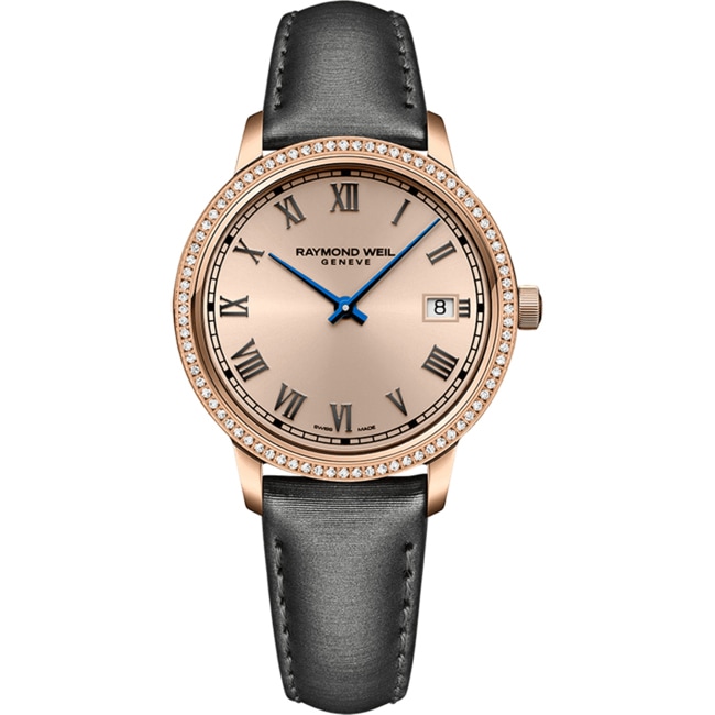 Raymond Weil Toccata Diamond Rosé / Grau Ø 34mm - 5385-C5S-00859