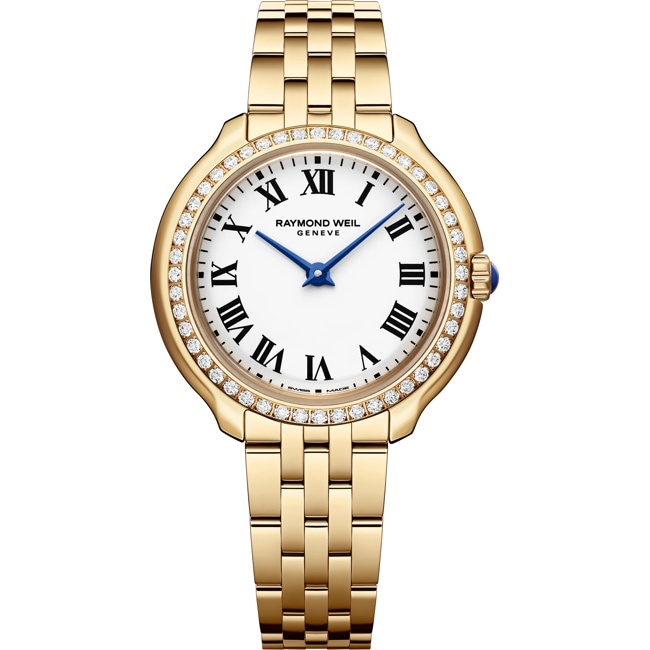 Raymond Weil Toccata Heritage Diamonds Goldig 28mm - 5250-PS-00650