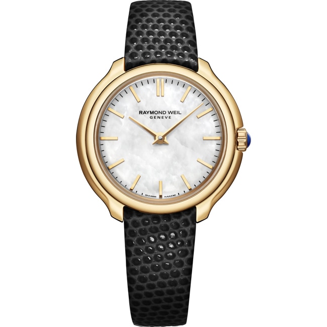 Raymond Weil Toccata Heritage Goldig / Schwarz 28mm - 5250-PC-97001