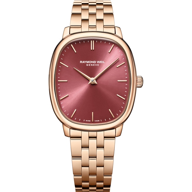Raymond Weil Toccata Heritage Mechanical Rosé / Rouge 38mm - 2280-P5-45001