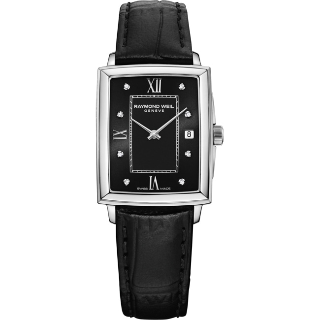 Raymond Weil Toccata Square Diamond Noir - 5925-STC-00295