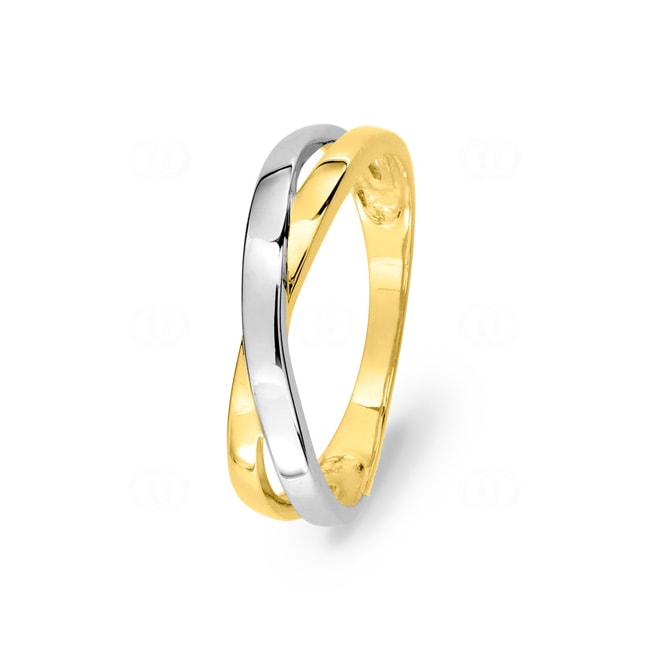 Ring 375/9 K Gelbgold bicolor - 194009.03