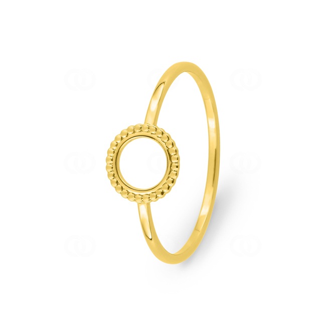 Ring 375/9 K Yellow Gold Circle - 197415.00