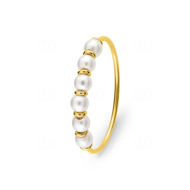 Ring 375/9 K Yellow Gold with Freshwater Pearls 3.0mm - 197331.P0