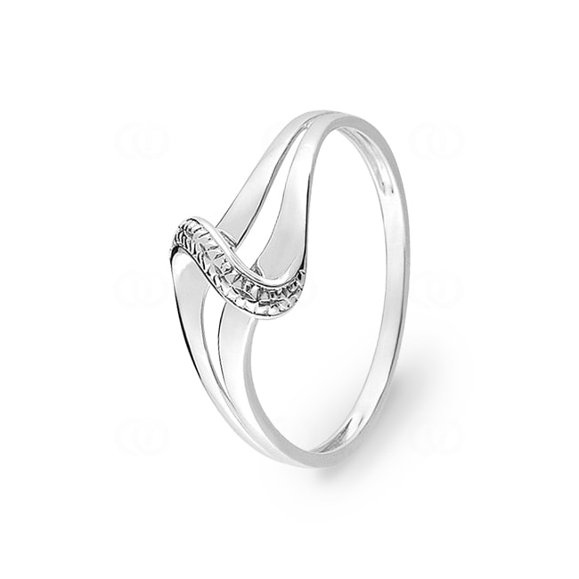 Ring 375/9 K Weissgold - 09AB72G