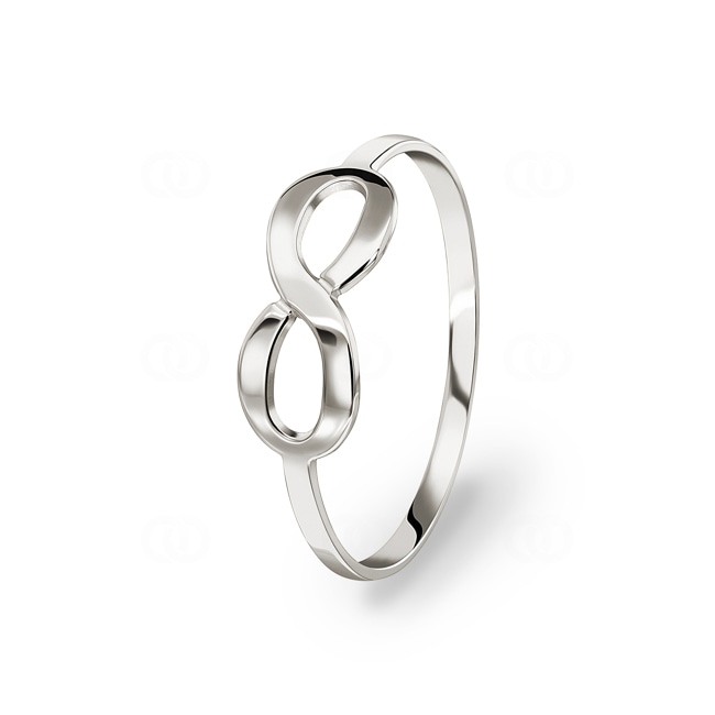 Bague or gris 375/9 ct Infini Bague or gris 375/9 ct Infini - 9K11279GR