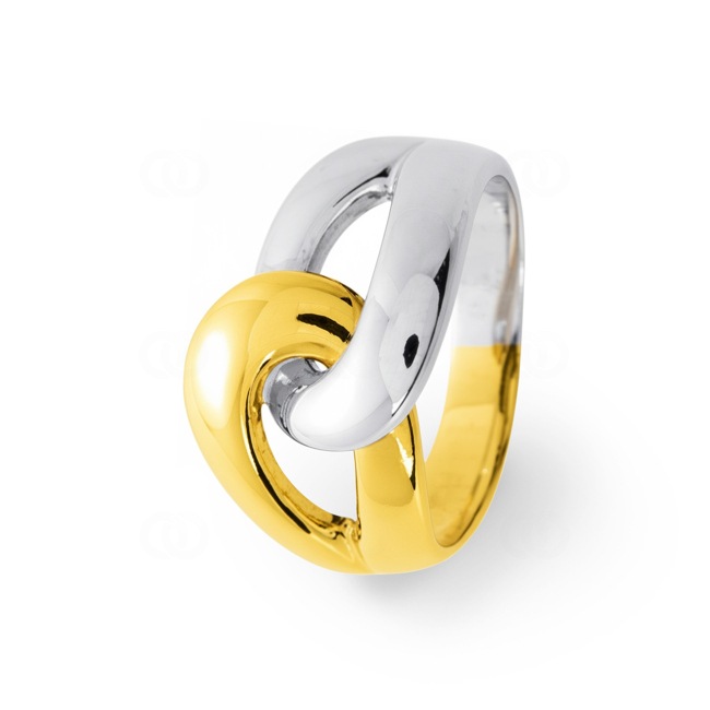 Ring 750/18 K Gelb-/Weissgold - 11259G