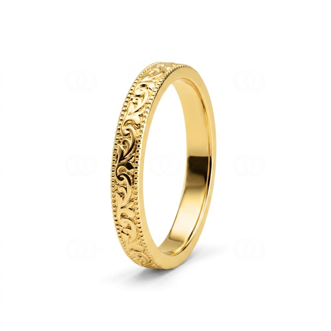 Bague or jaune 750/18 ct orné - 1.7675.00