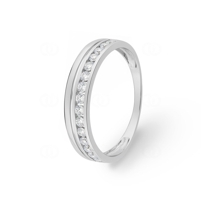 Ring 750/18 K Weissgold mit Zirkonia - 1.7074.Z1