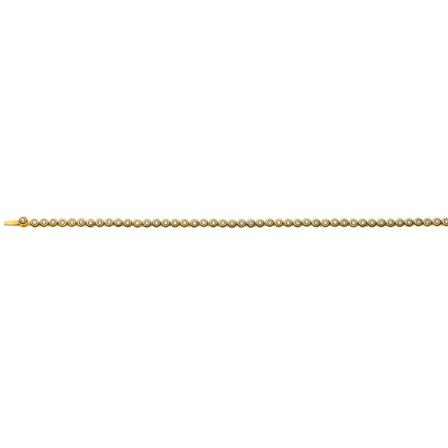 Rivière/Tennis-Armband 750/18 K Gelbgold mit Diamanten 1.78 ct H/si - BBR102119