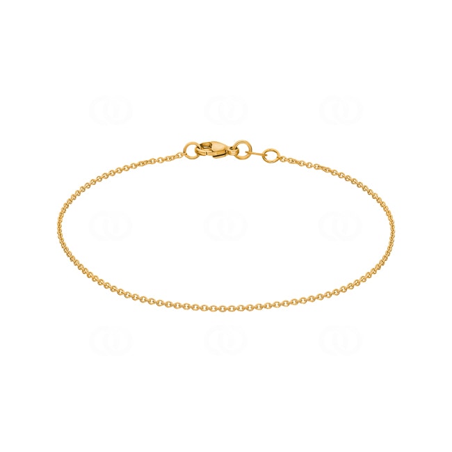 Rundankerarmband 750/18 K Gelbgold 1.3mm - 19cm - BAN100319