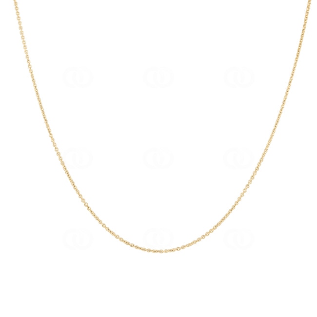 Collier forçat rond or jaune 750/18 ct 1.1mm Collier forçat rond or jaune 750/18 ct 1.1mm - CAN1002