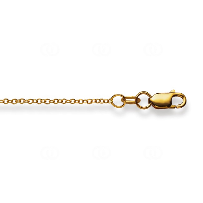 Collier forçat rond or jaune 750/18 ct 1.5mm - 1142.04094