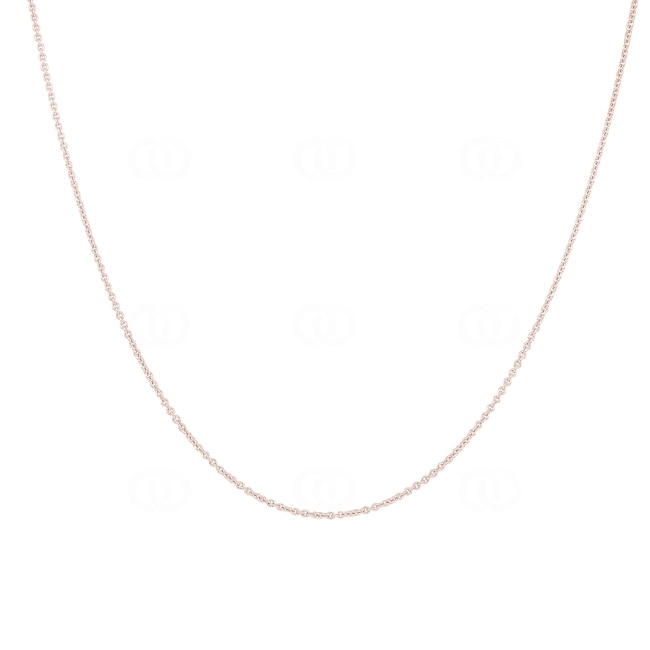 Collier forçat rond or rouge 750/18 ct 1.1mm Collier forçat rond or rouge 750/18 ct 1.1mm - CAN3002