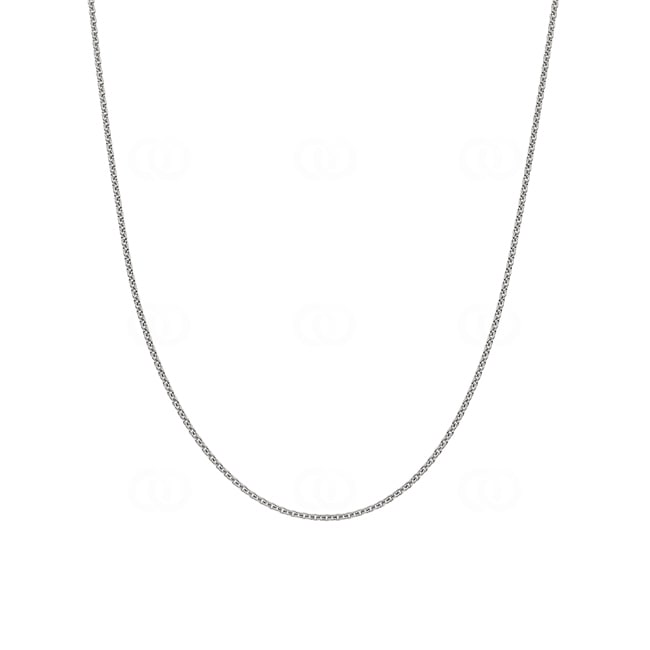 Rundankerkette 750/18 K Weissgold 1.6mm Rundankerkette 750/18 K Weissgold 1.6mm - CAN2004