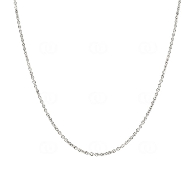 Collier forçat rond or gris 750/18 ct 1.9mm Collier forçat rond or gris 750/18 ct 1.9mm - CAN2006