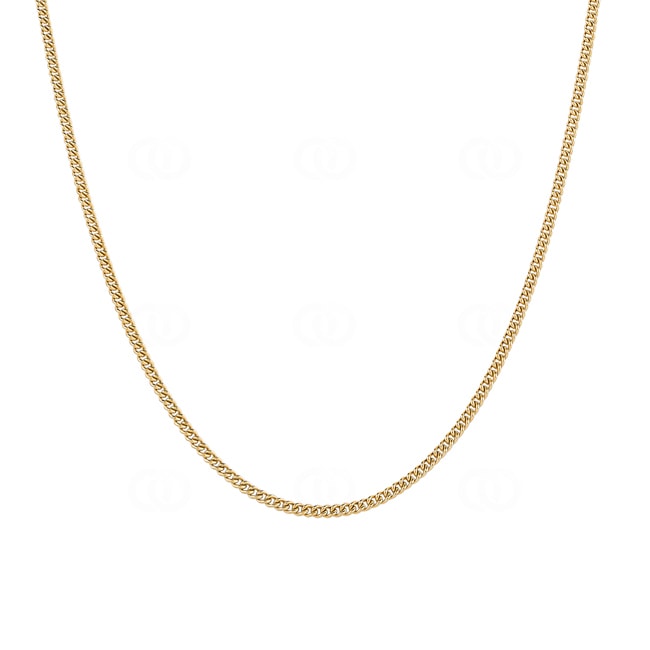 Collier gourmette ronde or jaune 750/18 ct 2.1mm Collier gourmette ronde or jaune 750/18 ct 2.1mm - CPA1013