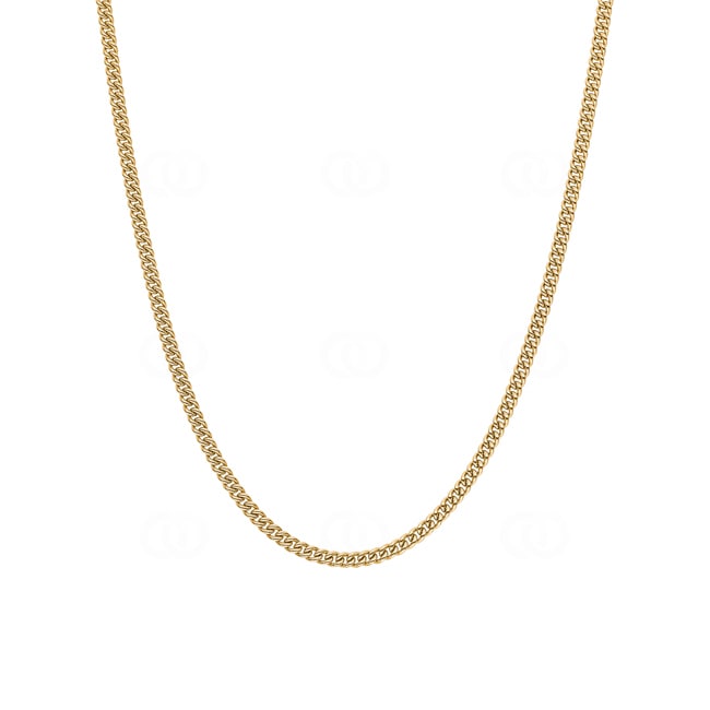 Round Curb Chain 750/18 K Yellow Gold 2.8mm - CPA1014